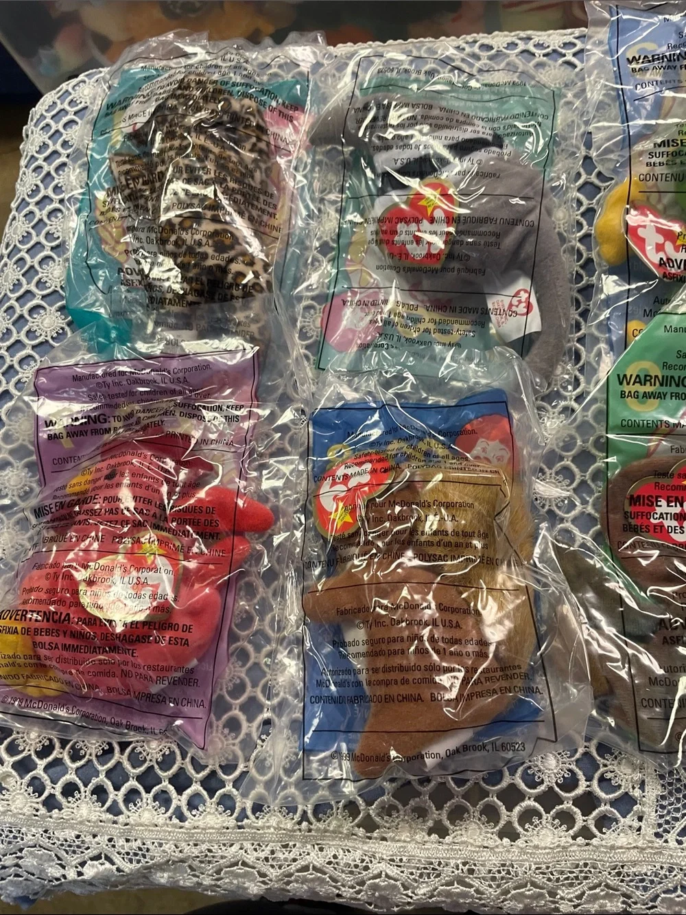 Ronald McDonald Happy Meal Plush Party Favors - Assorted Colors
